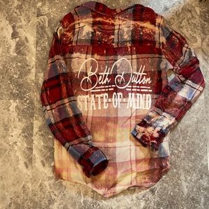 Bleached flannel American Eagle